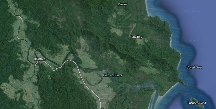 Map of Daintree