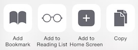 ios menu